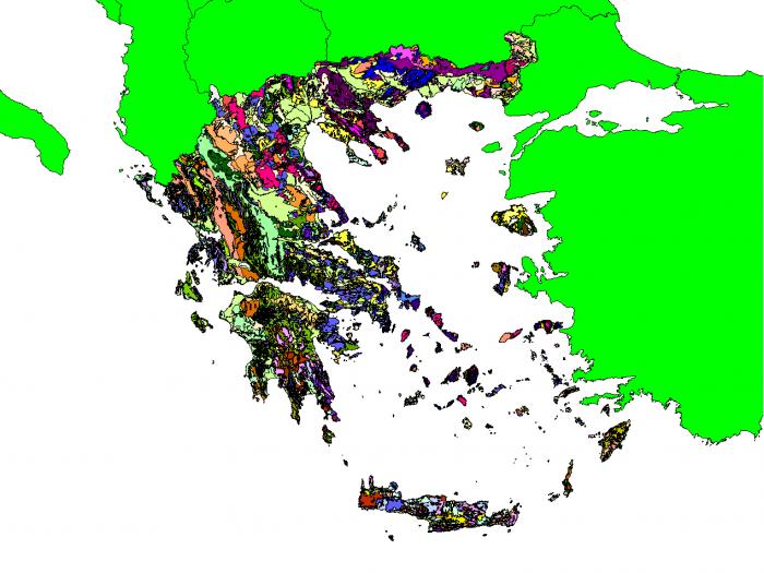 Geological Map Of Greece Geology Of Greece | Resource | Orr & Associates